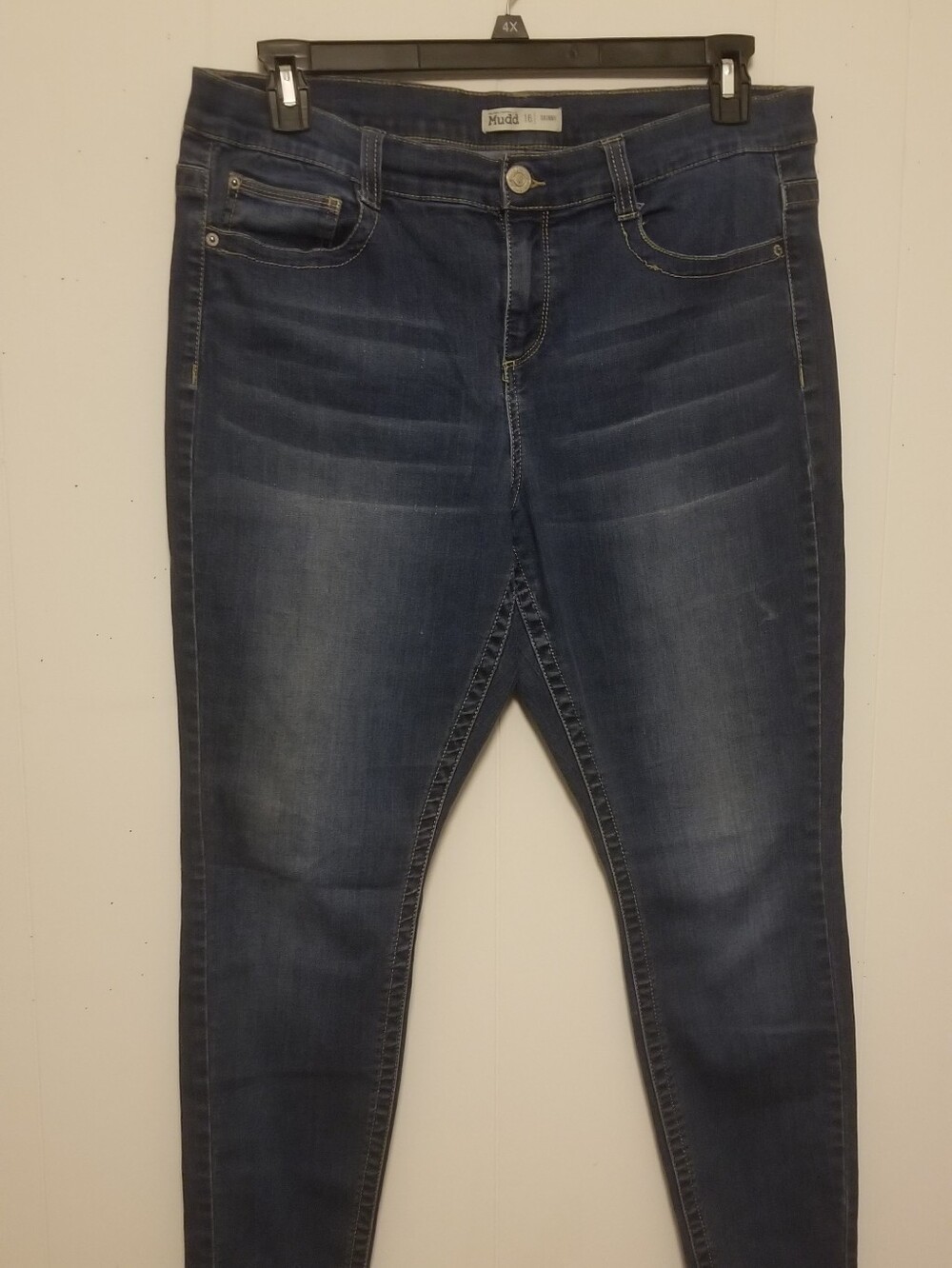 Mudd Dark Indigo Skinny Jeans Women's Size 16